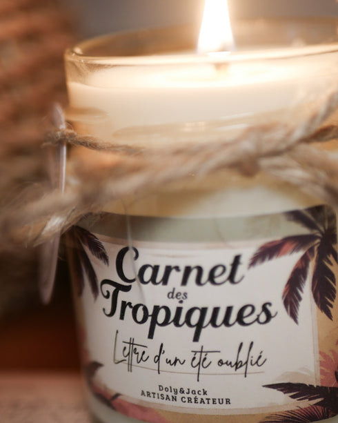 Bougie Lettre d'un été oublié